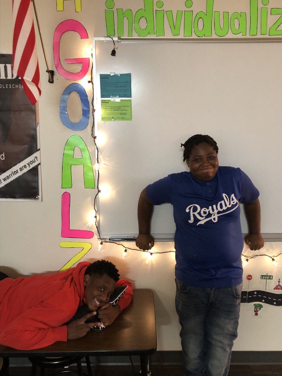 MrsAlbers_'s tweet photo. Our first two goal cards made it to the goal board today! This is one of my favorite parts of my job/our program! #goalsetting #wmsi66 #wearewestside @liddymrs https://t.co/7fiRTvMtzj