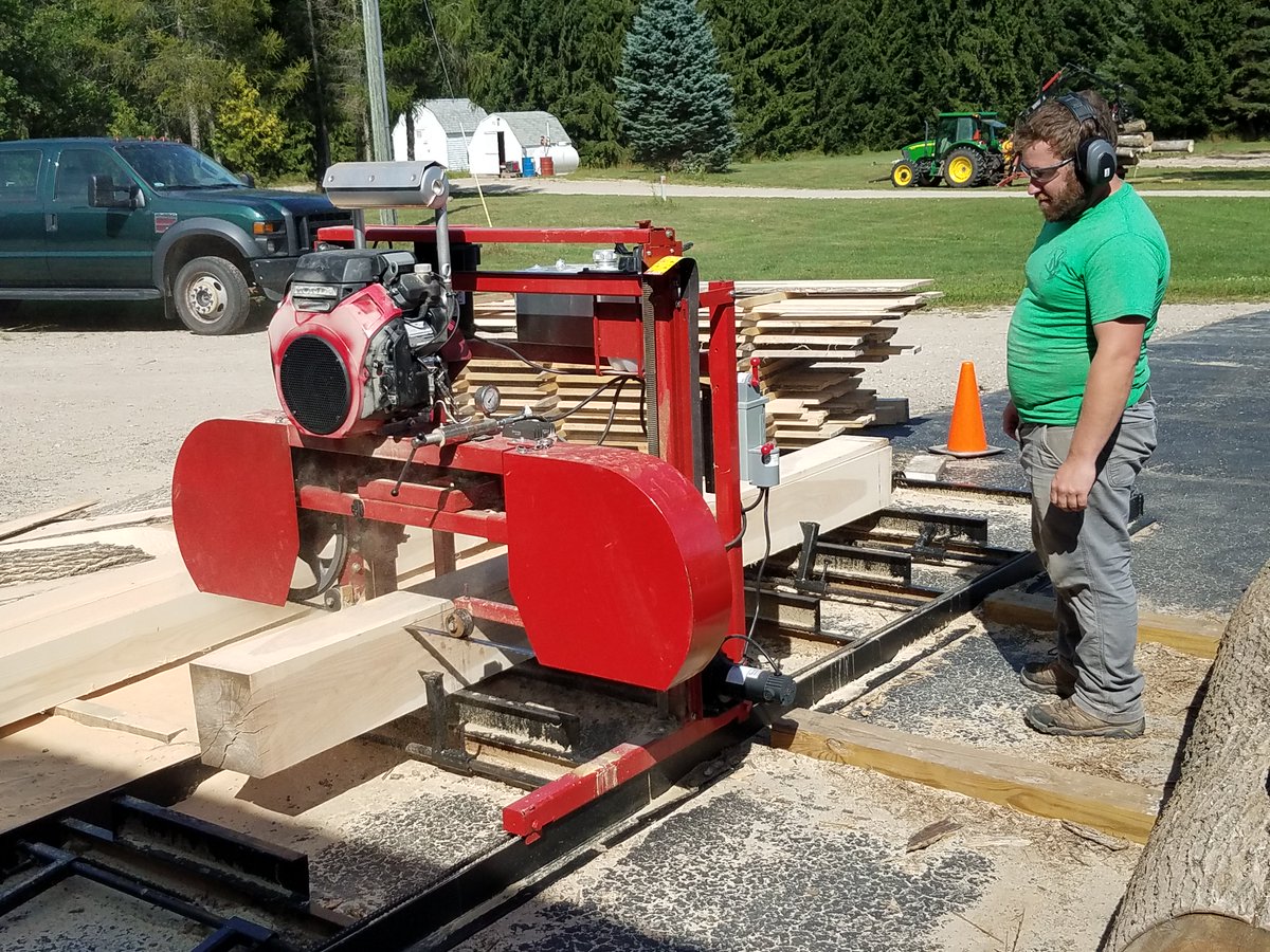yooperforestry's tweet photo. follow along as we harvest dying ash trees on the @CANRatMSU FBIC forest and turn them into lumber.
https://t.co/idhlbV6d8C
#logstolumber #dealingwithEAB #MSU #whiteash #portablesawmills #FBIC #upperpeninsula https://t.co/95n7wRGajM