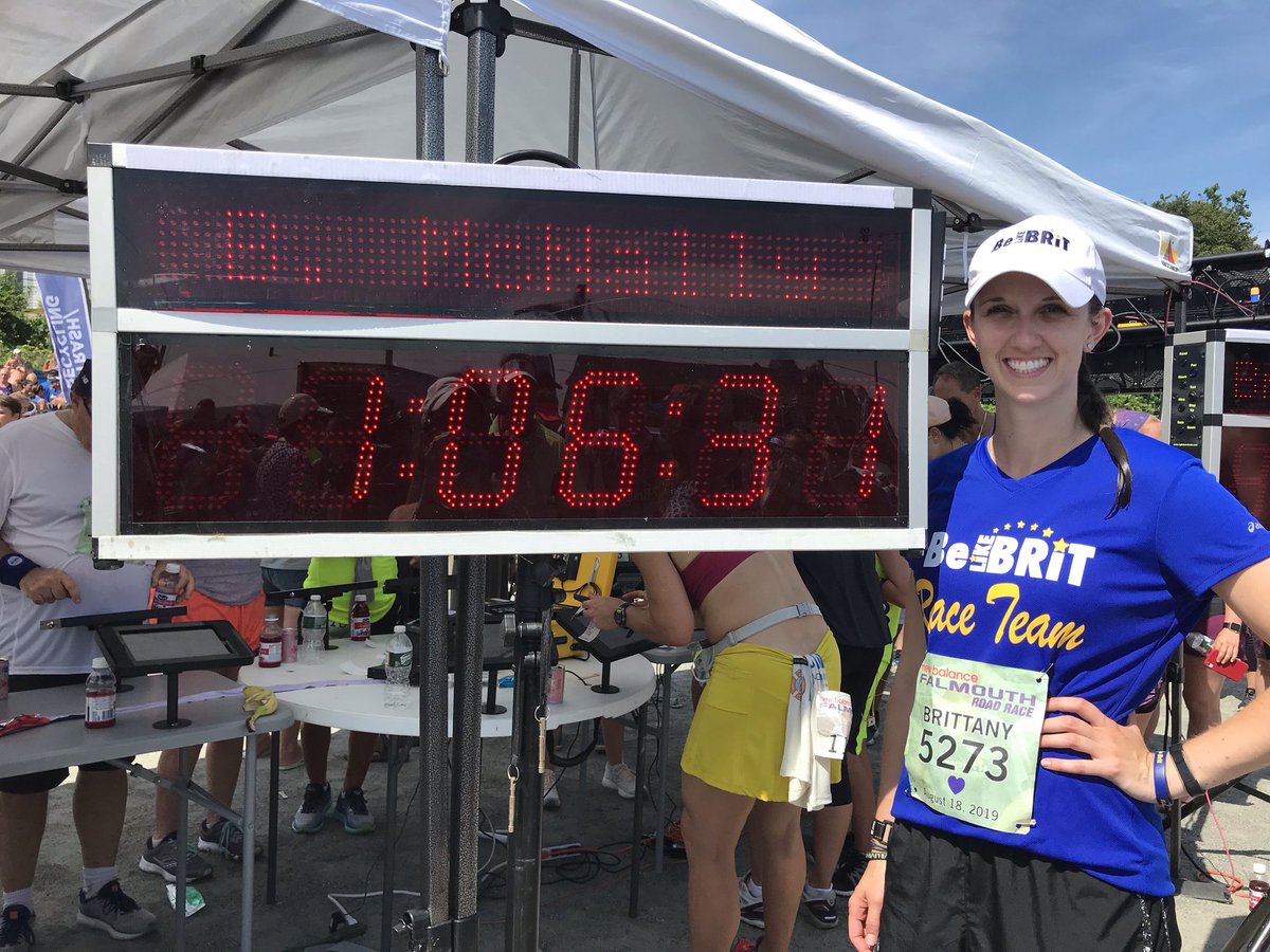 PassSetCrush's tweet photo. As some of you know, I ran the @FalmouthRR on behalf of the @BeLikeBrit Foundation. It was an amazing &amp; successful weekend for our team! I want to sincerely thank each and every one of you who supported me in this endeavor, I couldn't have done it without you! 💛  - Coach Britt https://t.co/Me3O2ED9y6