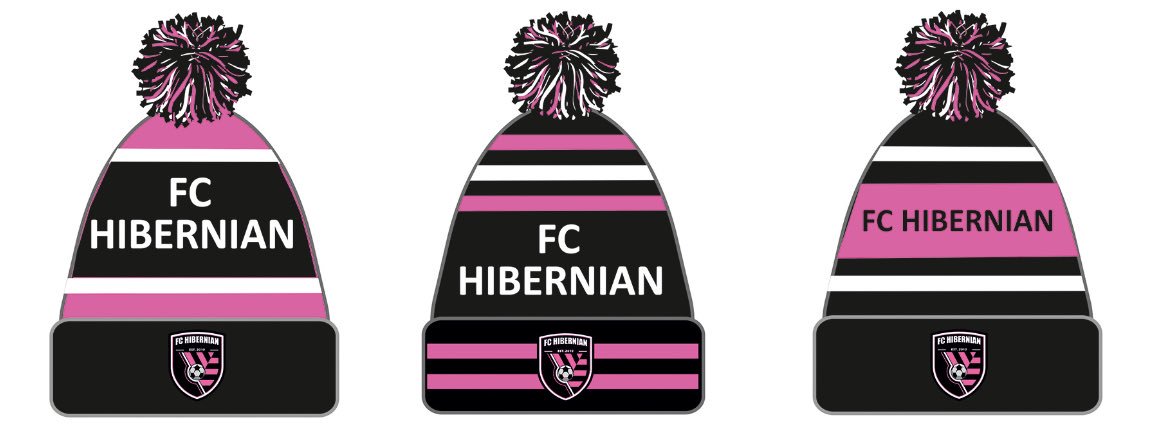 FC Hibernian bobblehats will be available over the next few weeks. Limited stock. Get yours today 🖤💗