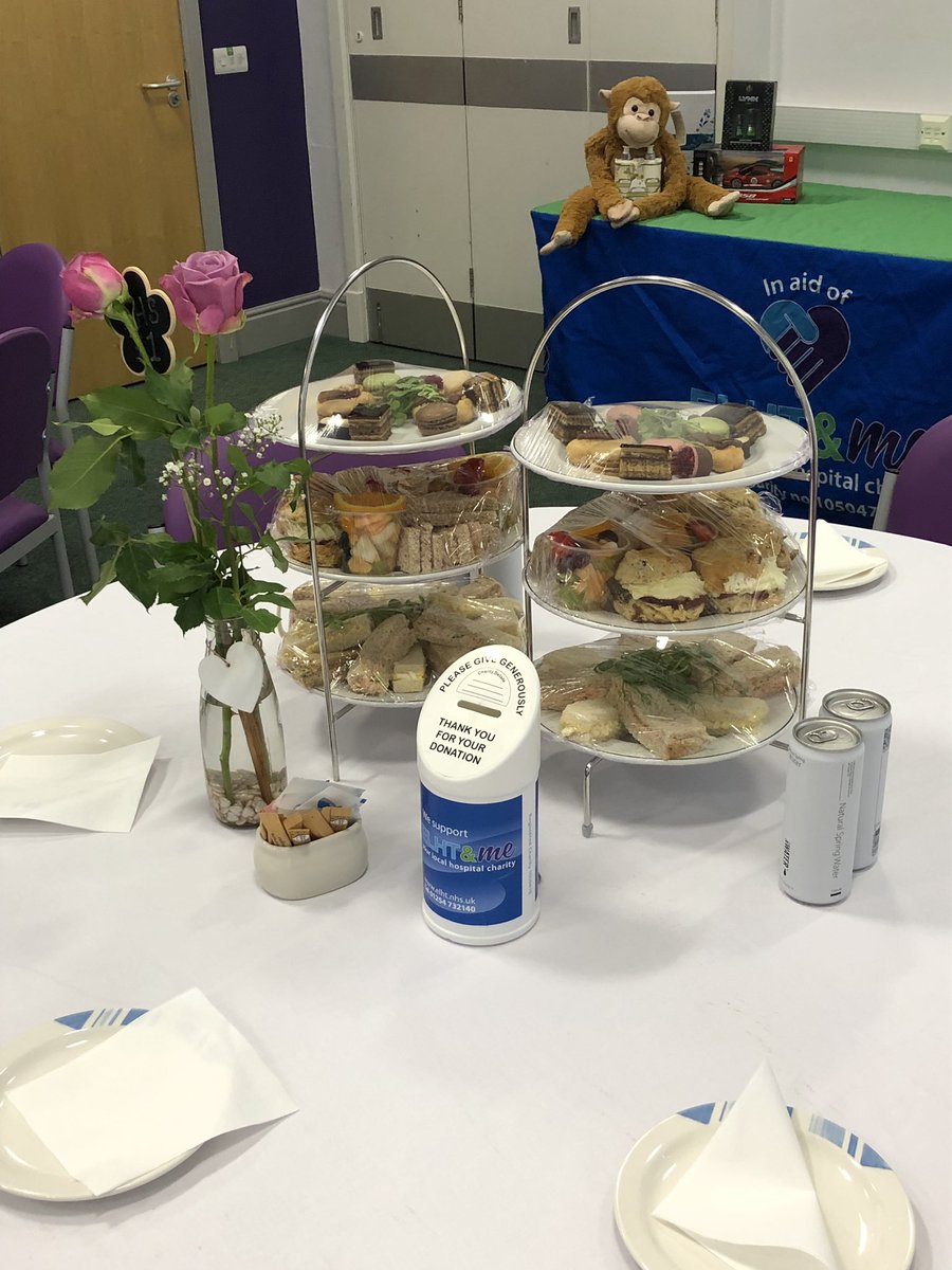 SallyDComms's tweet photo. #BigNHSTea number six of seven about to commence! This week is the turn of our amazing team from @EastLancsHosp’s  #surgery and #anaesthetics Division! https://t.co/aSanmtCzIT