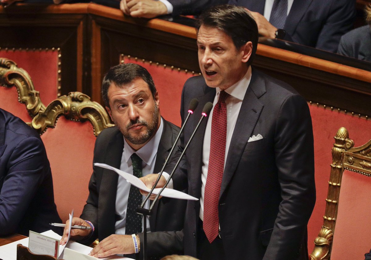 sole24ore's tweet photo. #Conte a Salvini: abbiano bisogno di persone con cultura istituzionale, il nostro ordinamento preclude vie autoritarie #CrisiDiGoverno #live

segui la diretta-------->https://t.co/ER1FOZiekn https://t.co/7TvRCMjI1P