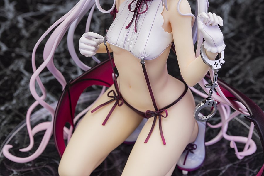 ecchiAkiba's tweet photo. Preciosa la figura a escala 1/6 (16 cm) que #Alphamax ha dedicado a Akuma-chan bajo el título "Fubin na Akuma-chan", basada en una ilustración del artista conocido como rurudo https://t.co/mLnjTQjBAQ #otaku #bishoujo #ecchifigure #lewd https://t.co/xaC3b0j6XF