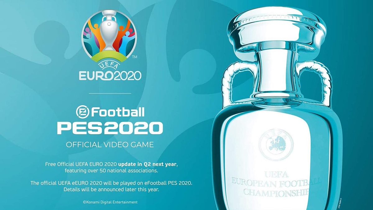 ProEvolutionG's tweet photo. Konami nos trae el Euro 2020 para esta edición de @officialpes .

Realmente se están luciendo, esperemos sea bien aprovechado.
@robbyearon https://t.co/dijJ00ELsA