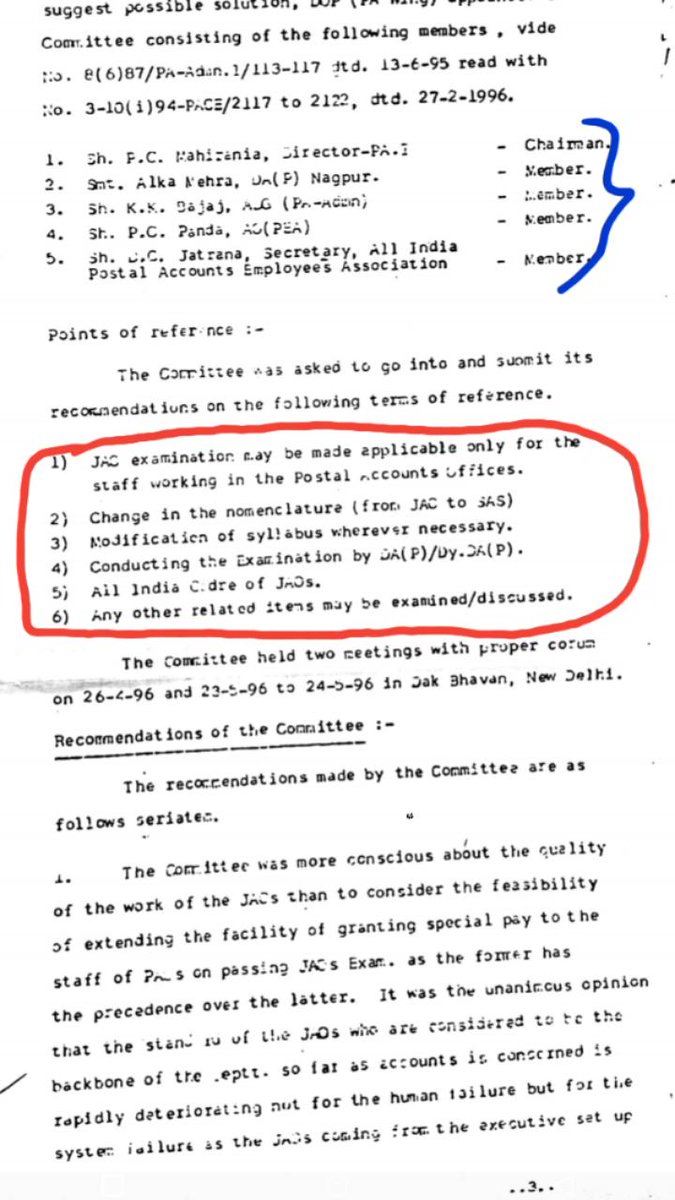 bharat102018's tweet photo. The report on the inclusion ofoperative side to the Accounts side clearly shows the fact of NonCompetency of the Operative side employees in dealing with Organised Accounts setup at postal Wing.
(The copy of the report has been attached)

@PMOIndia @rsprasad @OfficeOfRSP @ABPNews https://t.co/DgtFzUfJIU