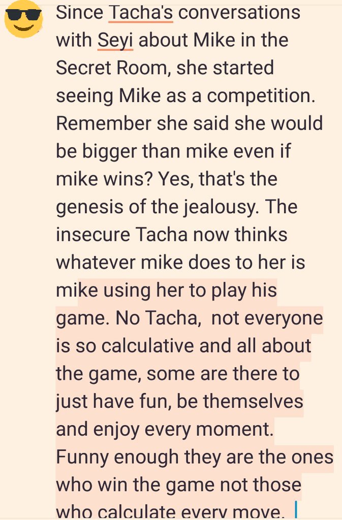 TreasureNgr's tweet photo. Nothing but the truth. Please Team Mike, keep voting mike and don't be distracted by those Insecure, Apathetic, Jaded and Philophobic lots. #HistoryMustBeMade  #BBNaija https://t.co/nQPrIt7c5g