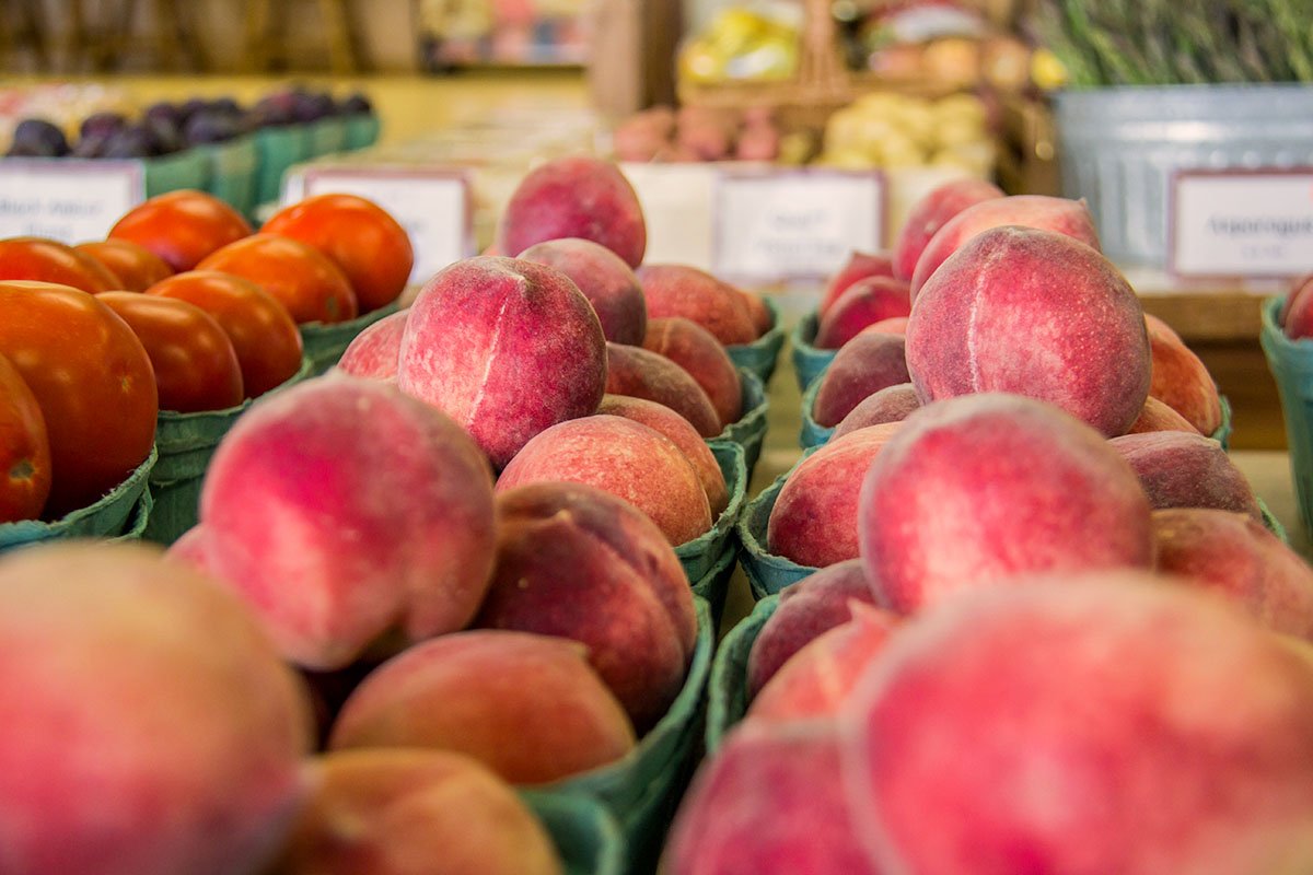 DestGettysburg's tweet photo. #Peaches, anyone? 🍑🍑
#Peach season is in full swing in Adams County, and our countryside markets are overflowing with all the #summer goodies you can imagine! Learn about visiting #Gettysburg's countryside markets here: https://t.co/o2CkraoEpu.
#PaProduceMonth https://t.co/F1aaHJnJQl