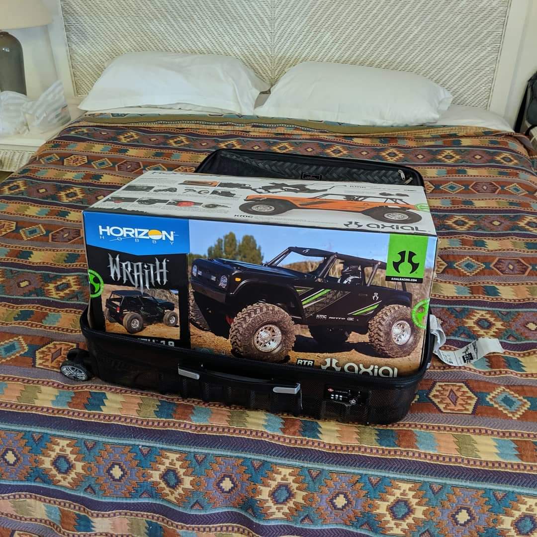 BornHobbies's tweet photo. Can't travel without a rc never know where trails await #bornagainhobbies #axial #axialwraith #vacationmode #rc4wd #rccrawler #rcscaler #scalecrawler #rcaddict #rcoffroad #axialwraith #scalebuilder #axialadventures #bornagainhobbies #scx10ii #scx11 #ressurectyouradrenaline https://t.co/thKqRJcBVC