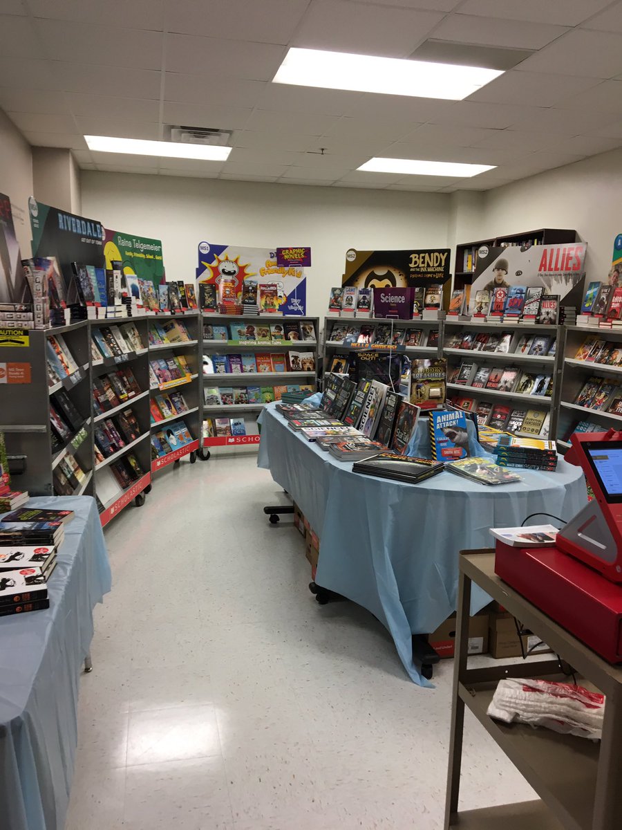 And don’t forget Book Fair is ready and open!!  Thank you for supporting @LakevwMSLib