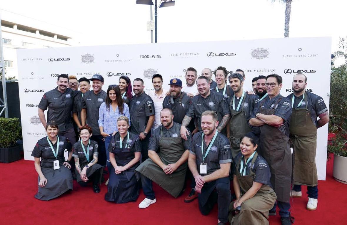 Cause chefs deserve to have a red carpet moment! <a href="/lafoodwine/">LA Food & Wine</a> sponsored by #ChefWorks #LAFoodWine😎