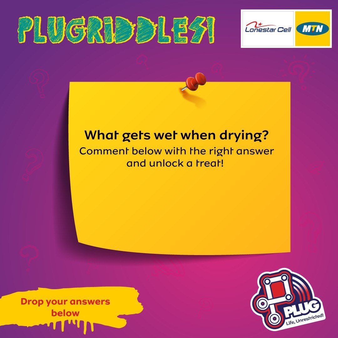 MTN_Plug's tweet photo. Riddle Riddle!!
Rilor Rilor!!
Let’s release some stress..
#MTNPlug #PlugRiddles https://t.co/aCtYaHzOjA