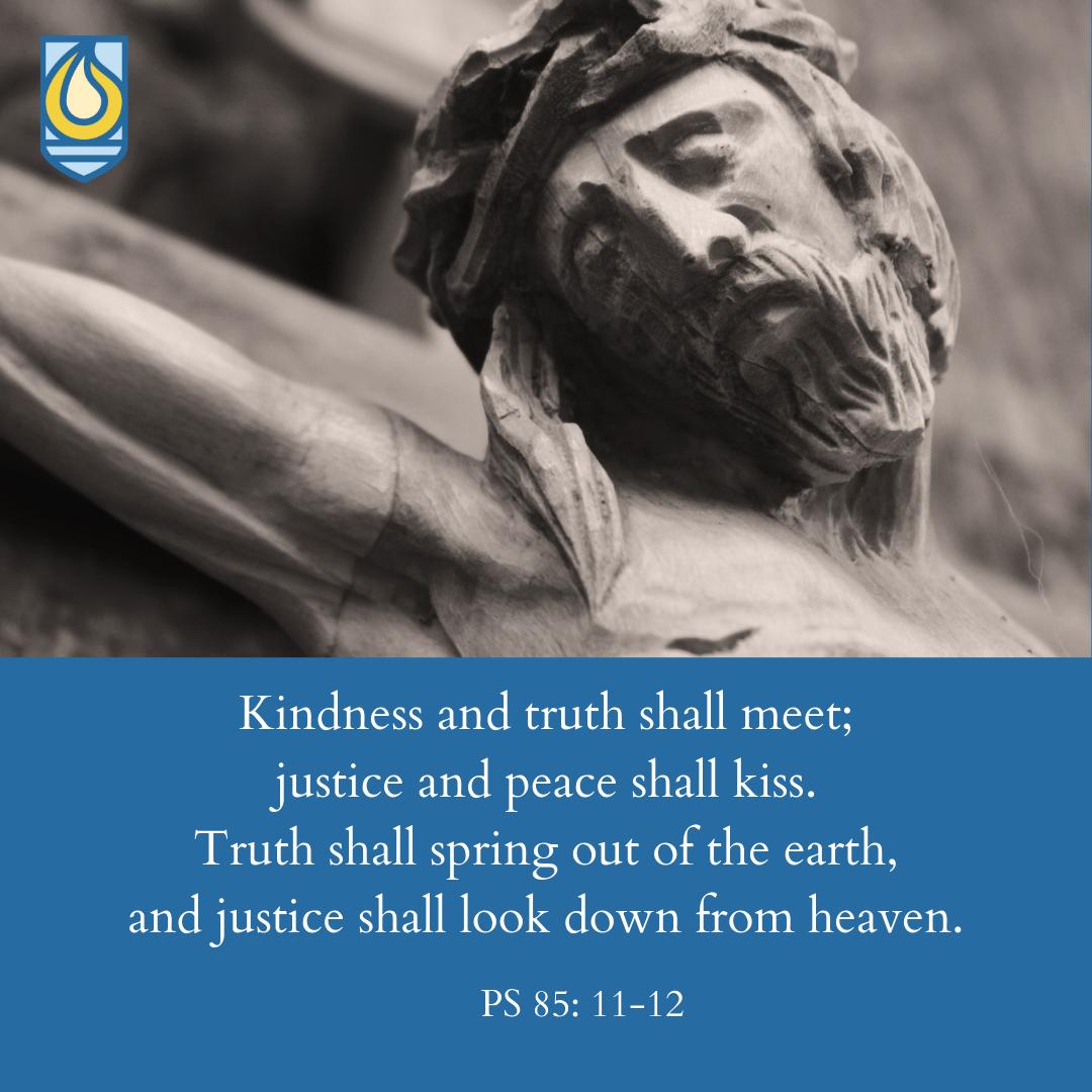 CatholicFndtnMI's tweet photo. Kindness and truth shall meet; justice and peace shall kiss. Truth shall spring our of the earth, and justice shall look down from heaven. PS 85: 11-12
#dailyreading #scripture #prayer #catholic #utgdetroit https://t.co/FXWH32LEY0