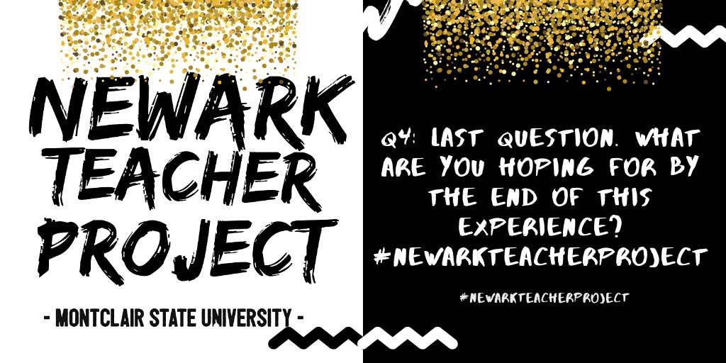 Okaikor's tweet photo. Q4: Last question. What are you hoping for by the end of the experience? #NewarkTeacherProject https://t.co/mf4uboyVXu