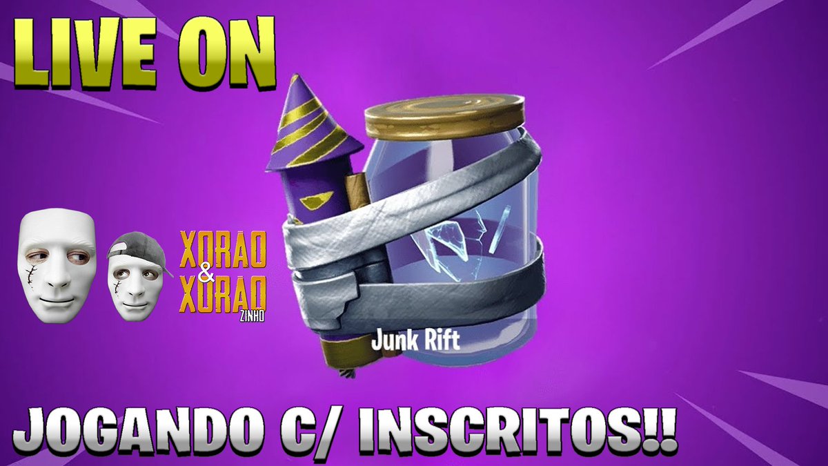 XoraoOnLine's tweet photo. LIVE ON!!
JOGANDO C/ INSCRITOS!! Só no Roleplay!!
#rumo4K no YT!!
https://t.co/lwkcTa9s5f
#Fortnite
#FortniteSeasonX https://t.co/EqL1f2KIKV