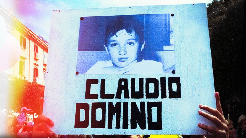 Claudio Dominio(11y/o)Palermo, one day a man on a scooter, attracted his attention calling him to himself, it was a matter of seconds before the killer opened fire on him. A gunshot on the forehead. One, shot point-blank. Claudio's lifeless body fell to the ground.