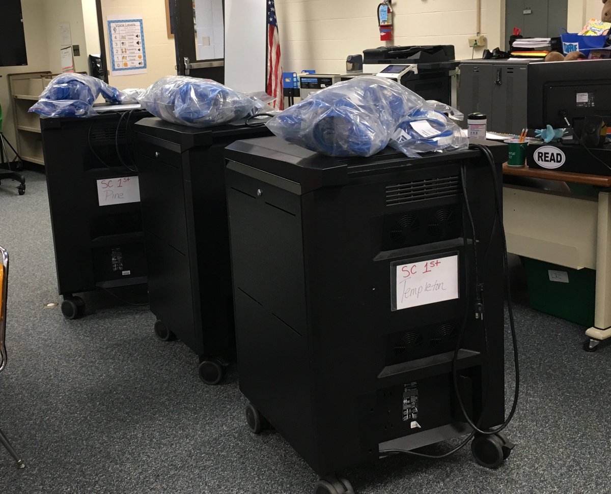 Chromebooks are ready to roll! <a href="/D45Schools/">School District 45</a> <a href="/D45Schafer/">Schafer School</a>