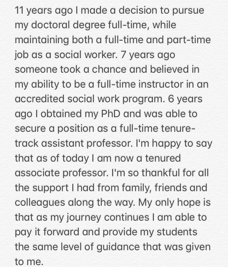 AngBull227's tweet photo. #socialworkeducator #tenure https://t.co/5Lyobxtu1f