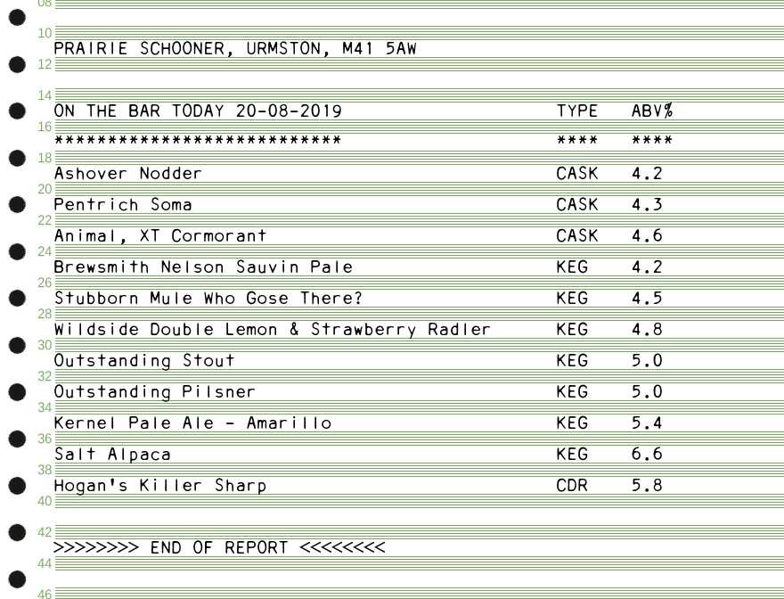 One last table free if you fancy the quiz tonight!
Beer Board: goo.gl/LxbfrR

<a href="/AshoverBrewery/">Ashover Brewery</a> <a href="/PentrichBrewing/">Pentrich Brewing Co</a> <a href="/xtbrew/">XT Brewing</a> <a href="/BrewsmithBeer/">BrewsmithBeer</a> <a href="/StubbornMuleBru/">StubbornMuleBrewery</a> <a href="/WildsideBeers/">Wildside Beers</a> <a href="/Outstandingbeer/">Outstanding Brewing</a> <a href="/THCAMRA/">Trafford&Hulme CAMRA</a>
#RealAleFinder #Urmston