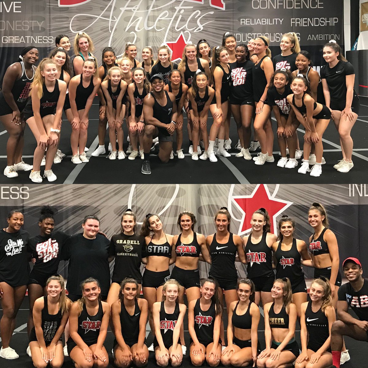 STAR_TeamStar's tweet photo. @mr_smallworld is helping us do BIG things! ⭐️🔟😎 Another great week of Choreography for our elite teams! #starBIG10 @star_srplatinum @star_srblack https://t.co/8sZUSe2BXJ