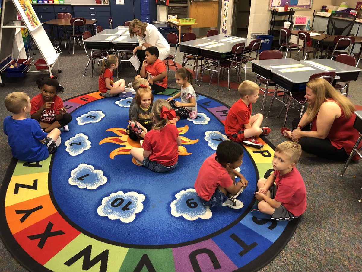 Practicing our rally robin skills each of these first days of school! We will be experts before these two classes join together in two weeks! <a href="/jenAtKagan/">Jennifer I</a> <a href="/HESSwathers/">Hesston Elementary</a>