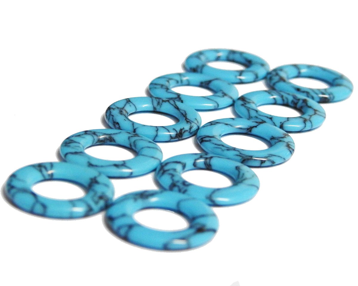 LianneJewelry's tweet image. 16mm Turquoise Donut Gems 10 stones for Necklace Jewelry #DonutShape #DonutGemstone 
$32.89
➤ tinyurl.com/y2dtunrt