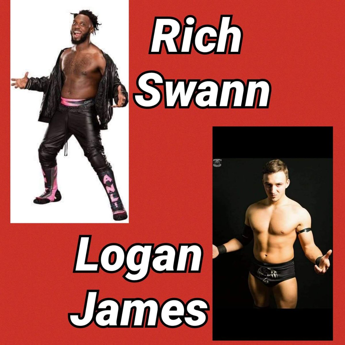 BanditWr3stling's tweet photo. @IMPACTWRESTLING star @GottaGetSwann faces @THELoganJames1 Saturday in Knoxville at @IWAMidSouth debut show..get your tickets in the link below 
https://t.co/xKCpmrFbGb https://t.co/1GoiwqxDh3