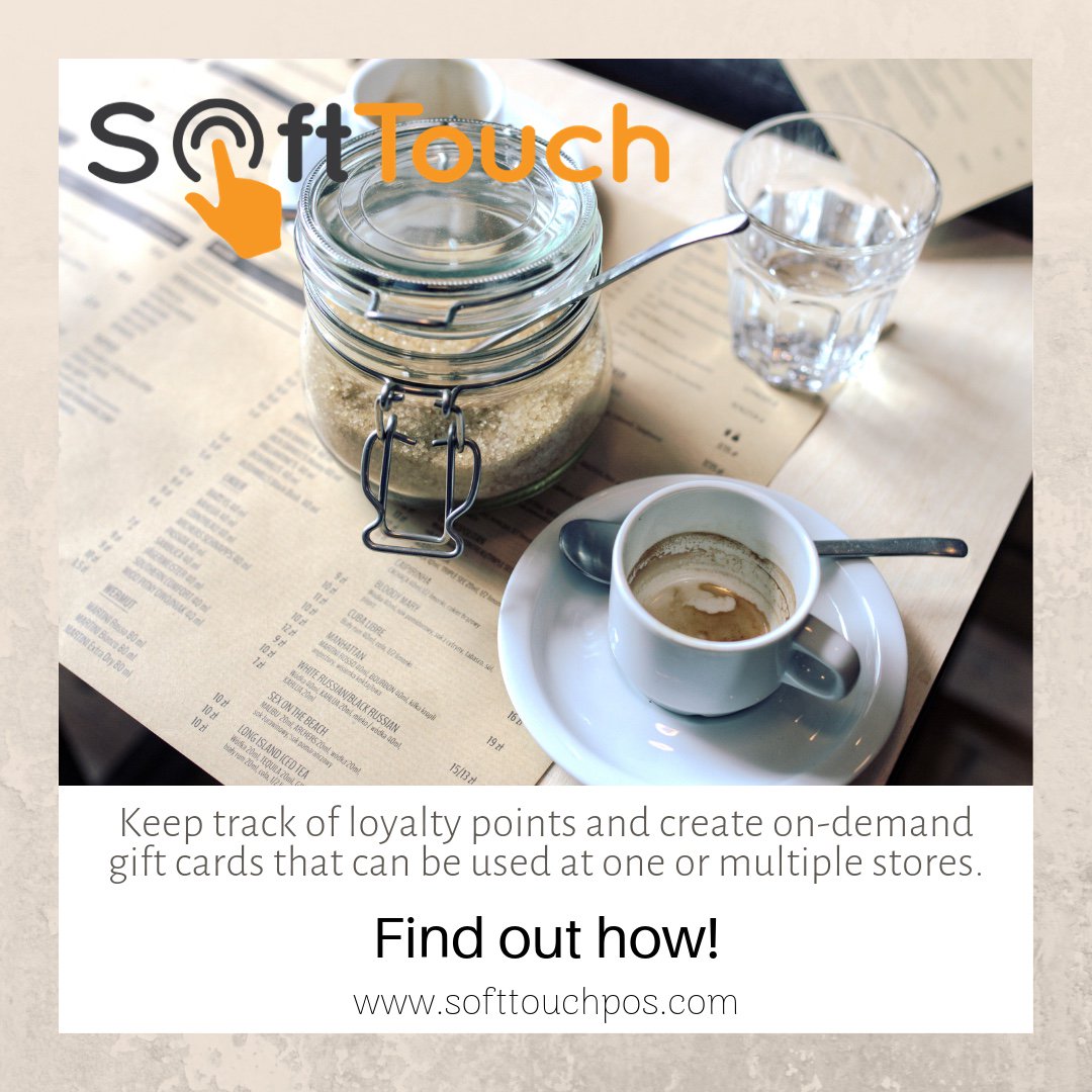 softtouchpos's tweet photo. Loyalty down to the last drop! 
The customers cup should always be full!
Take advantage of Loyalty Reward Point tracking and On demand Gift card disbursements right from your Point of Sale system! https://t.co/nW3eR3iVrR
.
.
.
#pointofsale #softtouchpos #coffeeshop #loyaltyreward https://t.co/cHtthTcZt6