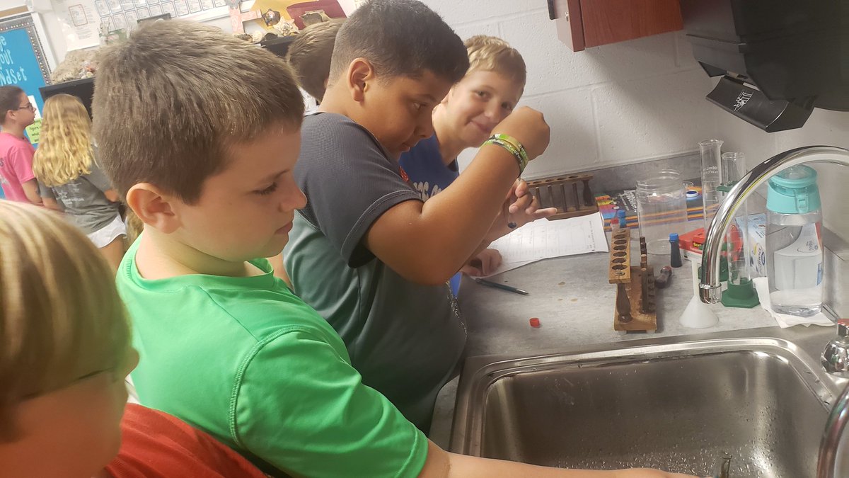 WBESIX's tweet photo. Today 6th grade is doing an amazing job  exploring Science Tools!  I am excited for an awesome year! https://t.co/xOEPJKYYek