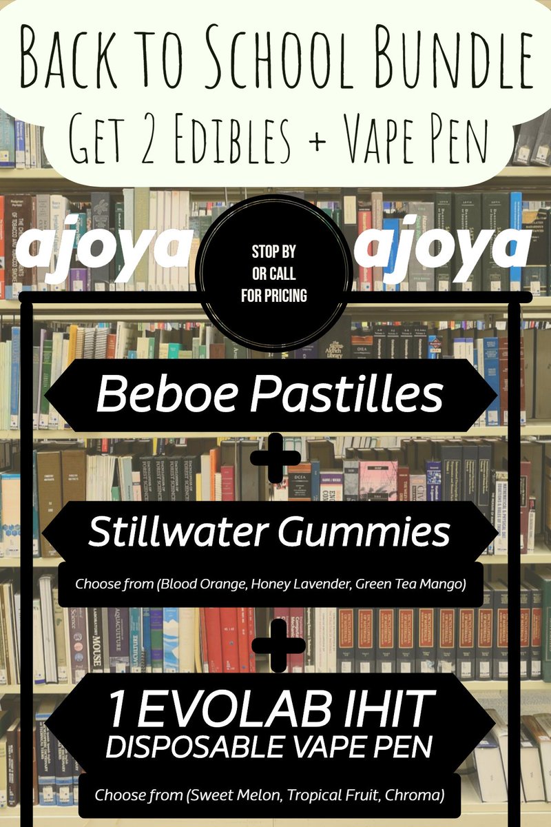 Back to School Bundle Sale.  Parents stop by and do a little back to school shopping of your own😉
*Valid 8/19 - 8/29