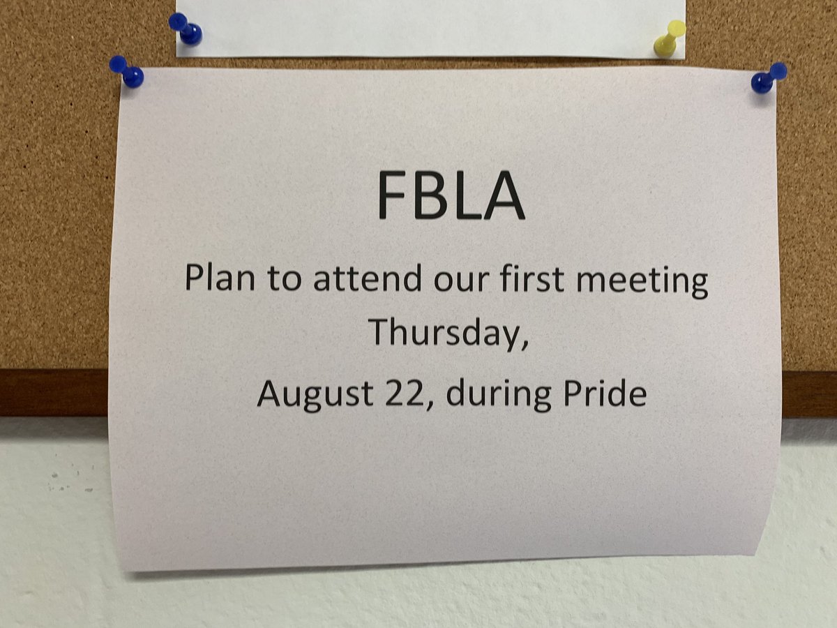wesdelfbla's tweet photo. You read that right! WD FBLA is starting Thursday! Don’t know what it is? Come to the meeting and check it out! https://t.co/lzLV61JpEN
