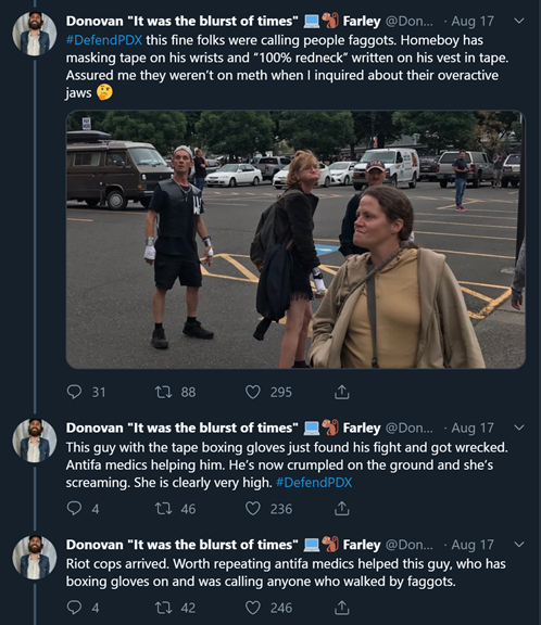 And here& #39;s some more info on the guy in the vest from  @DonovanFarley: