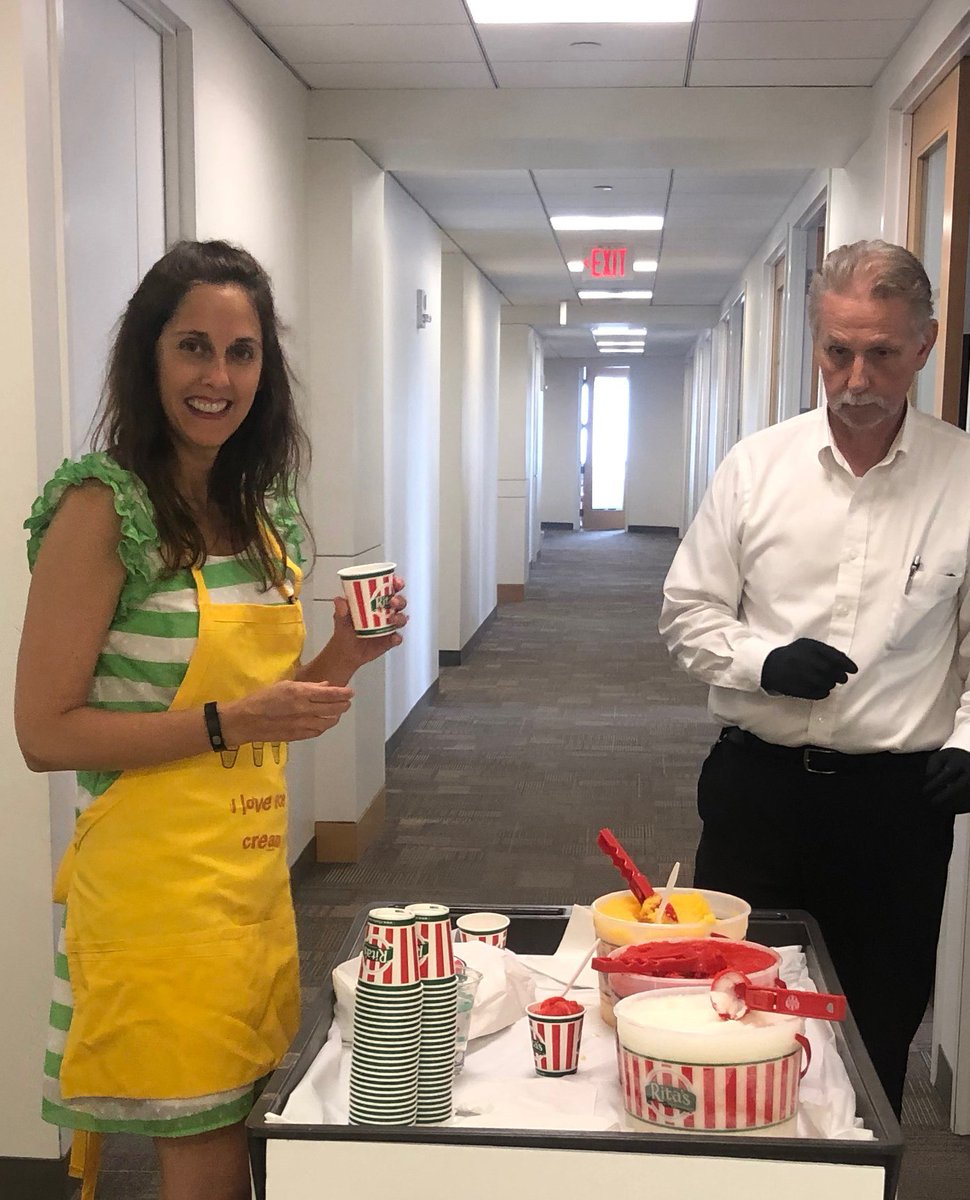 ConradOBrienPC's tweet photo. The Conrad O’Brien summer ice cream truck made rounds today, helping employees beat the heat with a cold treat of 
@RitasItalianIce for all. https://t.co/AD7HqZ0IDd