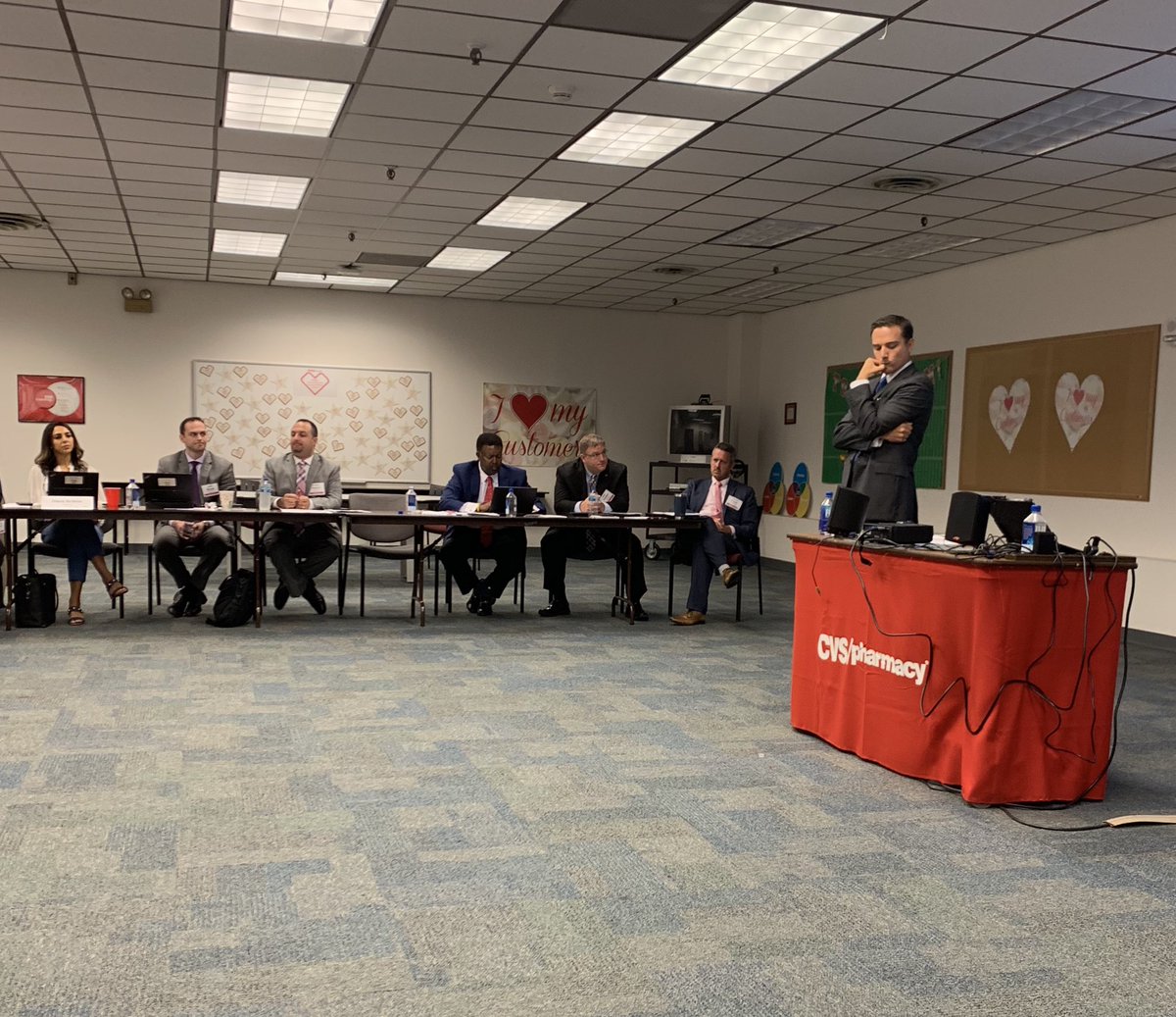 EllieGalRx's tweet photo. Our newest RDELs embarking on their leadership journeys at the next level during their first Market Visit!  Exciting things ahead! #TeamCVS #CVSTalksTalent #RDEmergingLeaders #CVSCares https://t.co/2x3gTKPuXX