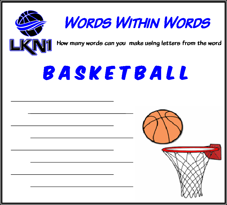 CLT_ONE's tweet photo. Tryouts are over, and players are in the midst of accepting their new  teams! While we are waiting, let's have some FUN!  How many words can YOU find?!?! 
#wordsinwords #basketball #wordfun #LKN1 #charactereducationbasketball #sharethepost https://t.co/9AP17Z9pNP