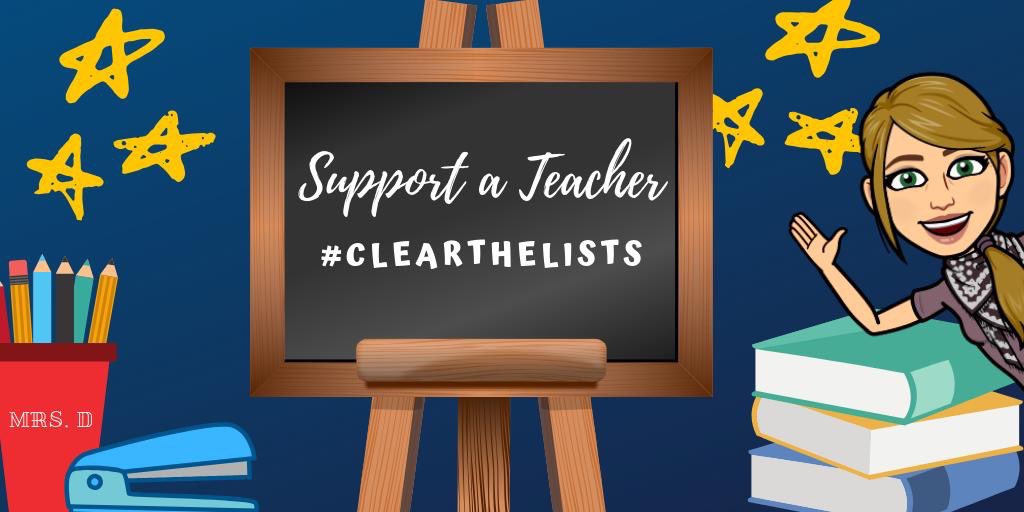 I’m a new STEM Tech teacher in Minnesota. I’ve been teaching technology for 22 years but now have a new role at one of my buildings. It takes a lot of supplies to equip a STEM room up. #clearthelisteveryday amazon.com/hz/wishlist/ls…