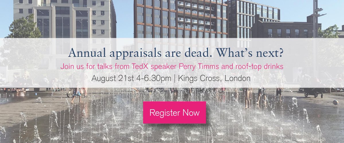 We’re less than 24 hours away from kicking off our first Clear Review event! We’ll be joined by our CEO, @stuarthearn, and #HR futurist @PerryTimms for an evening of bright ideas, good conversation and ice-cold refreshments. #LifeAfterAppraisals