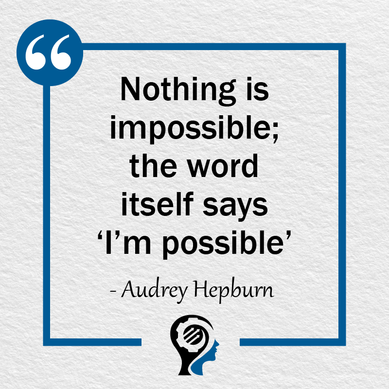 andyjsolomon's tweet photo. "Nothing is impossible; the word itself say's 'I'm possible' #audreyhepburn It's all a matter of belief, do you believe you can #makeithappen

#motivation #inspiration #believe #youcandoit #salesbrainwork https://t.co/NdRZaBMW5p