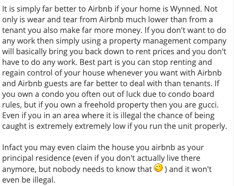 GraphicMatt's tweet photo. Hell of a thread on a popular Canadian deals forum where landlords are sharing strategies to kick tenants out of rent controlled units and jack up rents. Glimpse into a different world. https://t.co/PnTY6Vrvmm