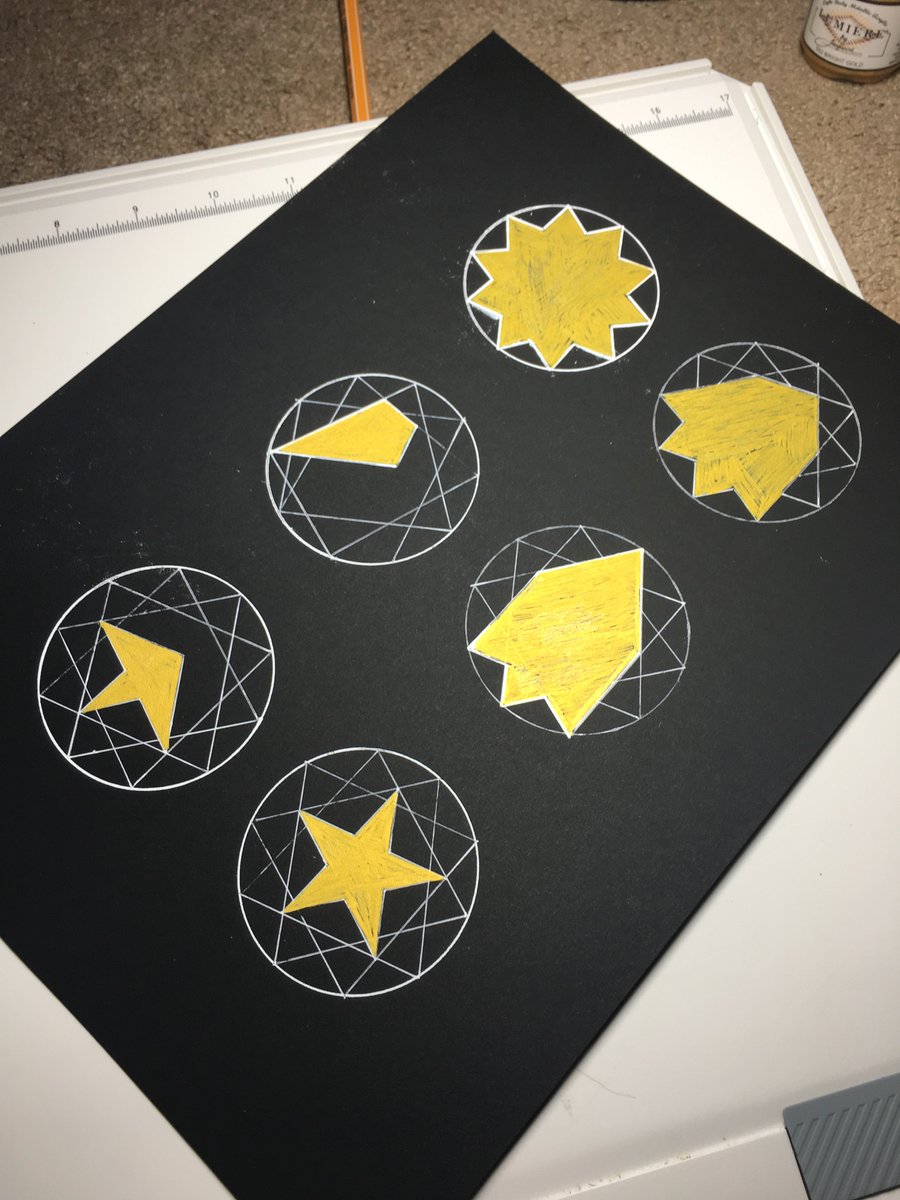 rebin3's tweet photo. working on some #IGP motif ( which I call it elements of IGP) ( maybe #JMM20?) You can see the relation between the elements inside the circle. also this give you better clue about about angle in each elements ( next lesson plan about it). https://t.co/54ybZqeMYA