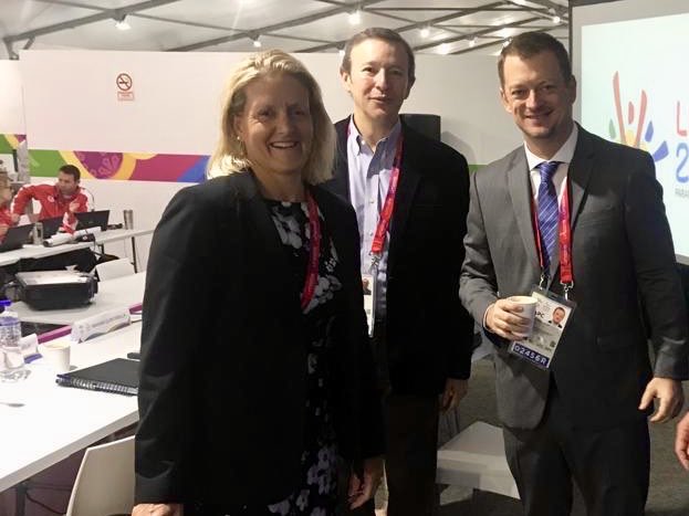Julie Dussliere (@juliedussliere) on Twitter photo Excitement is building in Lima! Great Chef de Mission meeting with <a href="/parsonsandrew/">Andrew Parsons</a> and Alberto Valenzuela this morning! #Lima2019 Excitement is building in Lima! Great Chef de Mission meeting with <a href="/parsonsandrew/">Andrew Parsons</a> and Alberto Valenzuela this morning! #Lima2019