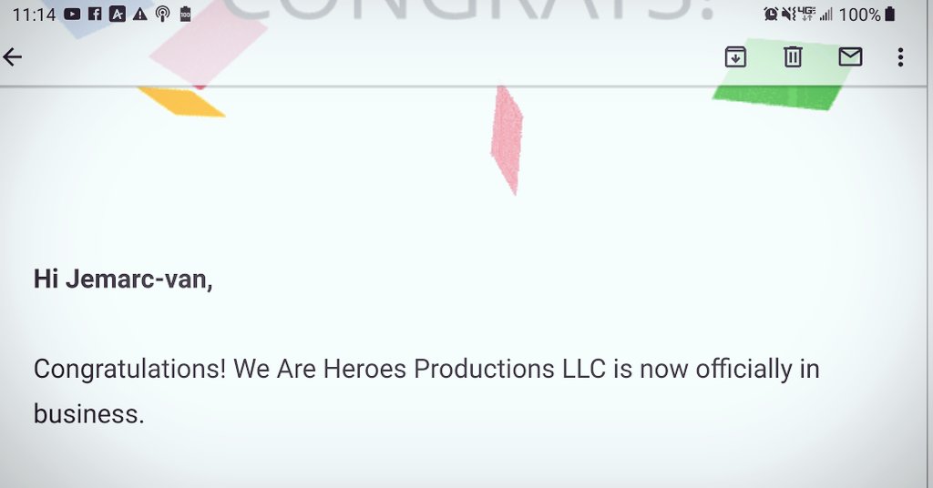 TFEWcast's tweet photo. We did it folks! We Are Heroes Productions LLC is now a thing. Keep an eye out as we prepare to launch our Patreon with this big step!
#llcstatus #podcast #productioncompany #futureplans #nextstep https://t.co/tz4gelaoQR