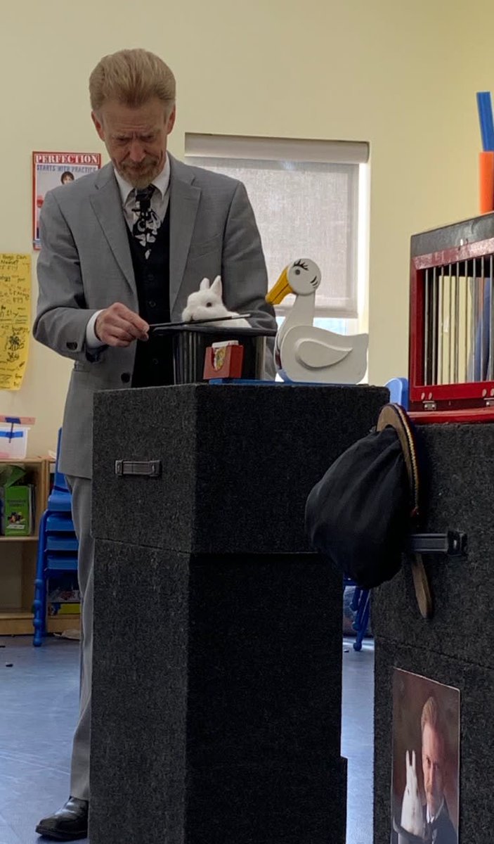 GoddardLO's tweet photo. Thank you Baffling Bill for the awesome magic show today! https://t.co/n6TaK330aH