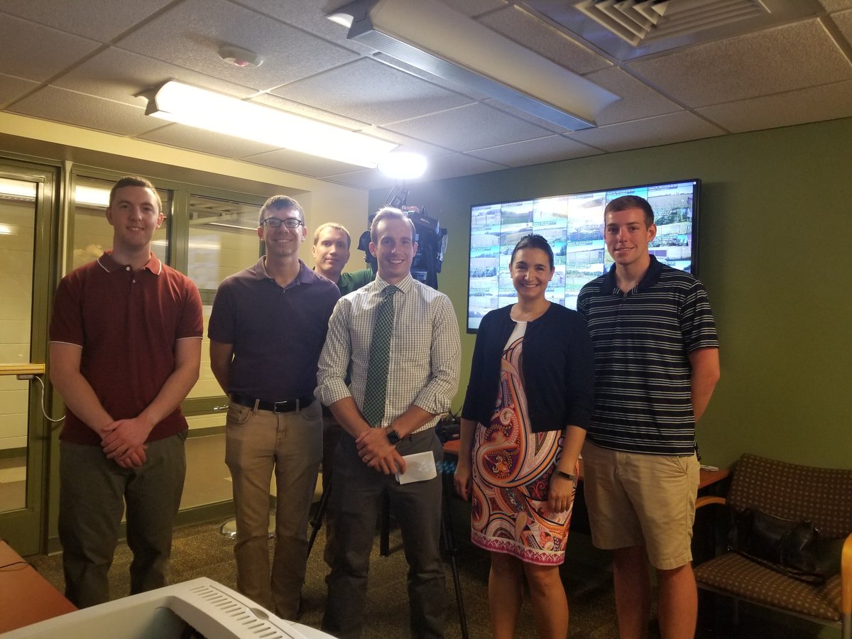 UAlbanyNews's tweet photo. Thank you @AsaStackelNews for speaking w/ some of our @UAlbanyDAES & @NYSMesonet faculty and students who are involved with a two-decade research partnership between #UAlbany and @NWSAlbany. The #STEM13 segment will air this Friday on @WNYT. https://t.co/SeTbZLYwjw