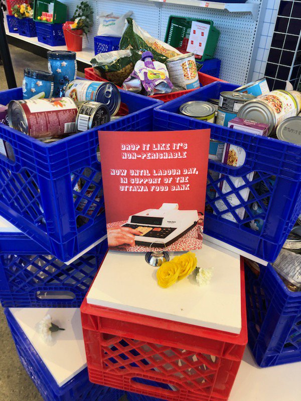 HamSunt90's tweet photo. Doing our part, Thanks to @superette_shop and all our great friends who have dropped off items for the @OttawaFoodBank We will be accepting items till Labour Day!! Come on in!! https://t.co/OxbCMVRRwO