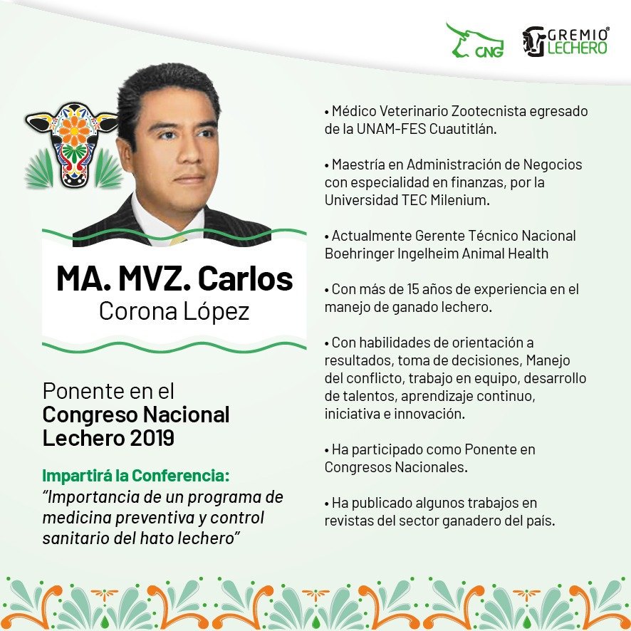 CNL_2019's tweet photo. Conoce a nuestros conferencistas del tercer Congreso Nacional Lechero. @uganaderajal @ugr_gto @HidalgoUgr @ugrs_sinaloa . https://t.co/cxkqwCkpoA