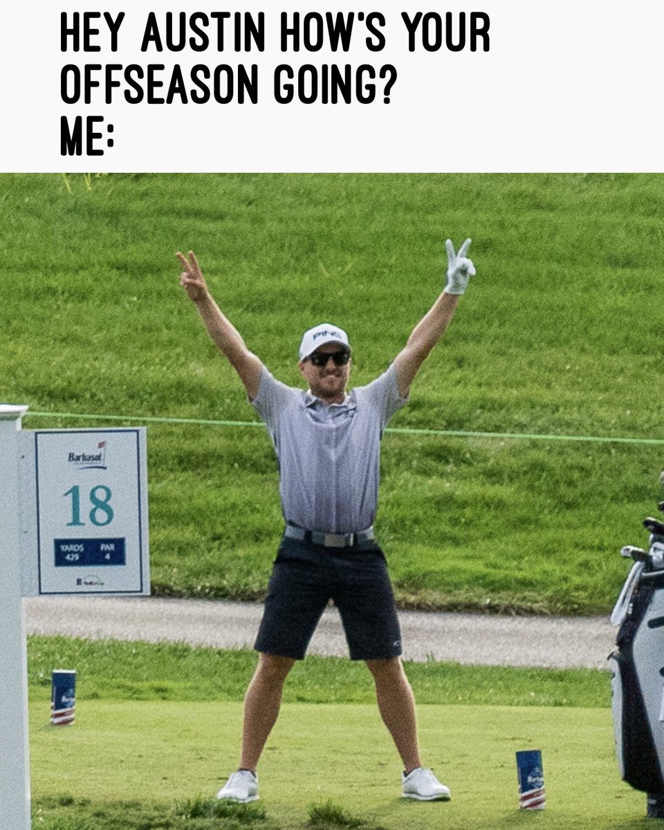 austincookgolf's tweet photo. God bless the offseason https://t.co/sqkwCsX6pO