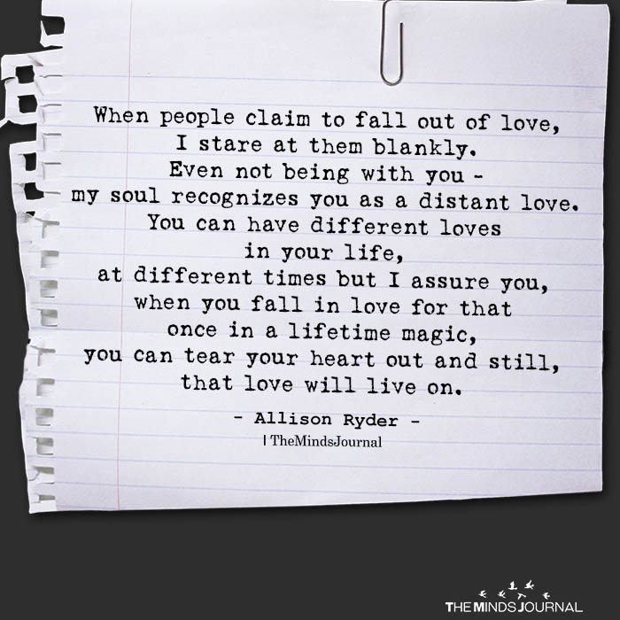 what makes a person fall out of love