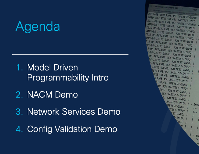 Heading to #CiscoIMPACT and have an interest in Model Driven Programmability? Are you tired of PowerPoint? Love watching <a href="/hfpreston/">Hank Preston</a>?  Then this is for you. Come check out the live Demos in Model Driven Programmability Use Cases and Demos.#CiscoSE #DevNet