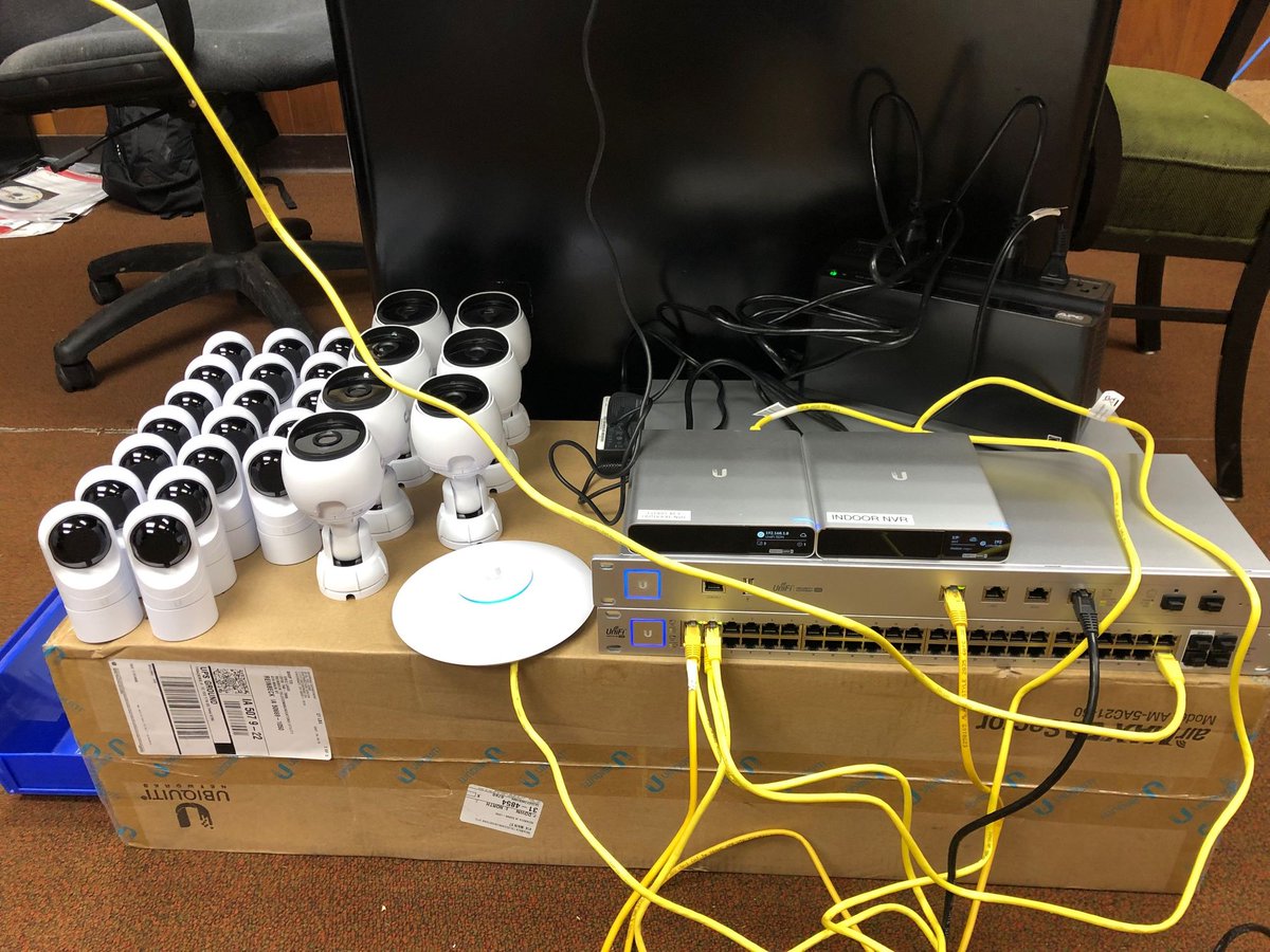 Ubiquiti's tweet photo. Check out @EricLage3's #UniFi Deployment w/ #UniFiProtect including 19 #G3Flex cameras! https://t.co/HaIZ4bKZTF
Share your deployment story on our community for a chance to be featured! https://t.co/QH6apgiEJI