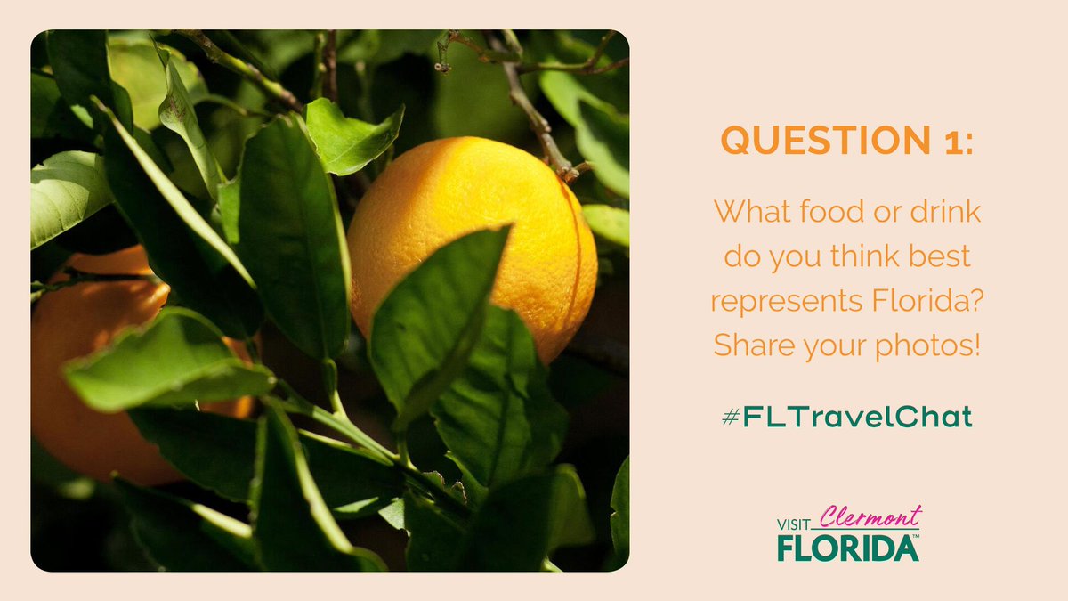 VISITFLORIDA's tweet photo. Q1: What food or drink do you think best represents Florida? Share your photos! #FLTravelChat #LoveFL https://t.co/TetxvyAQJg